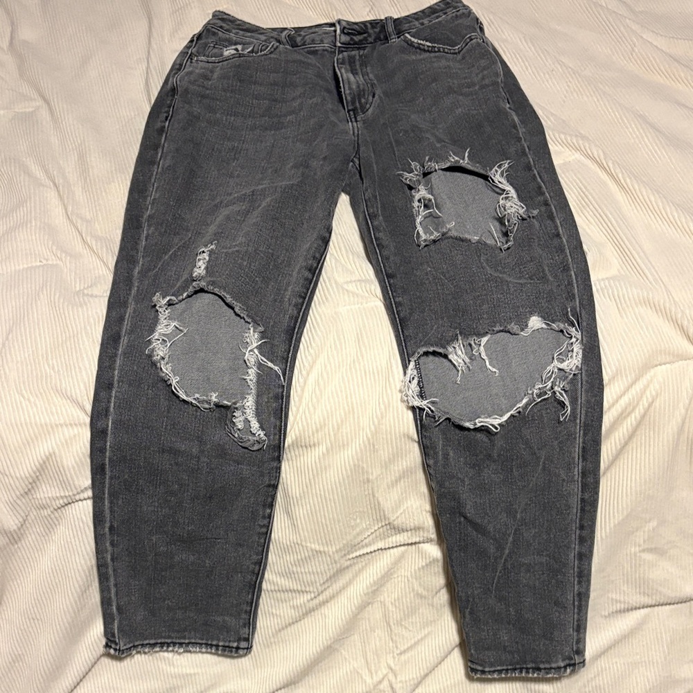 PacSun Distressed Gray Women Jeans